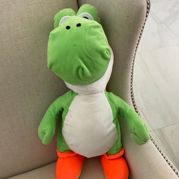 Nintendo Toys Nwt Super Mario Brothers Yoshi Pillowstuffie Poshmark